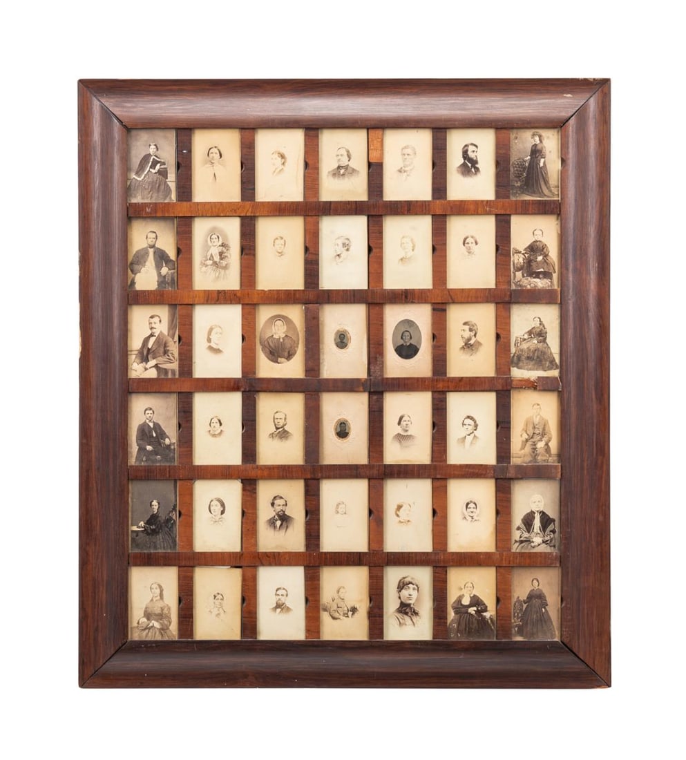 COLLECTION OF 19TH CENTURY PHOTOS IN PERIOD FRAME (1 of 6)