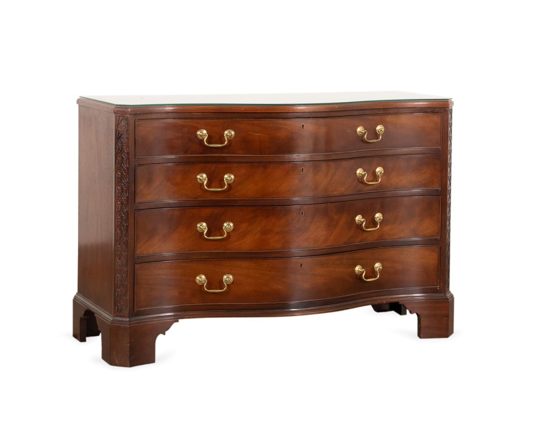 BAKER HISTORIC CHARLESTON SERPENTINE CHEST (1 of 9)
