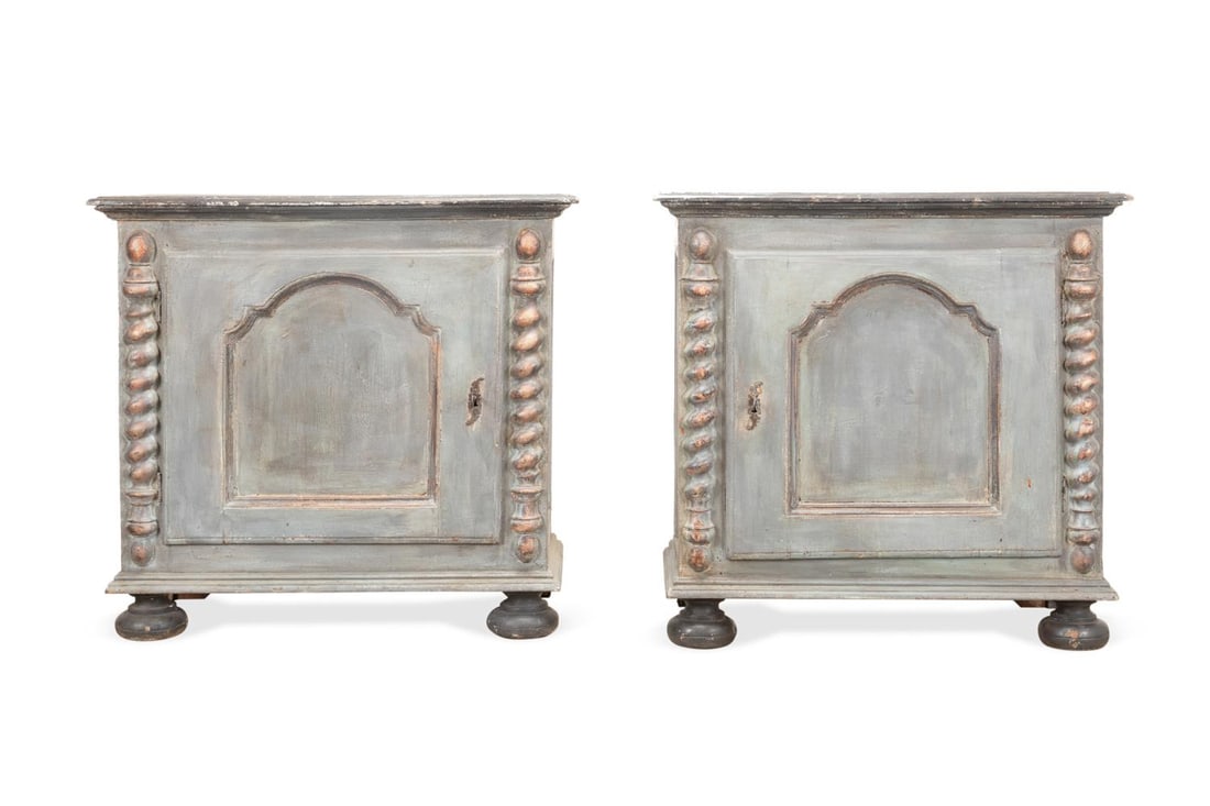 PR. ITALIAN PAINTED RENAISSANCE STYLE CABINETS (1 of 6)