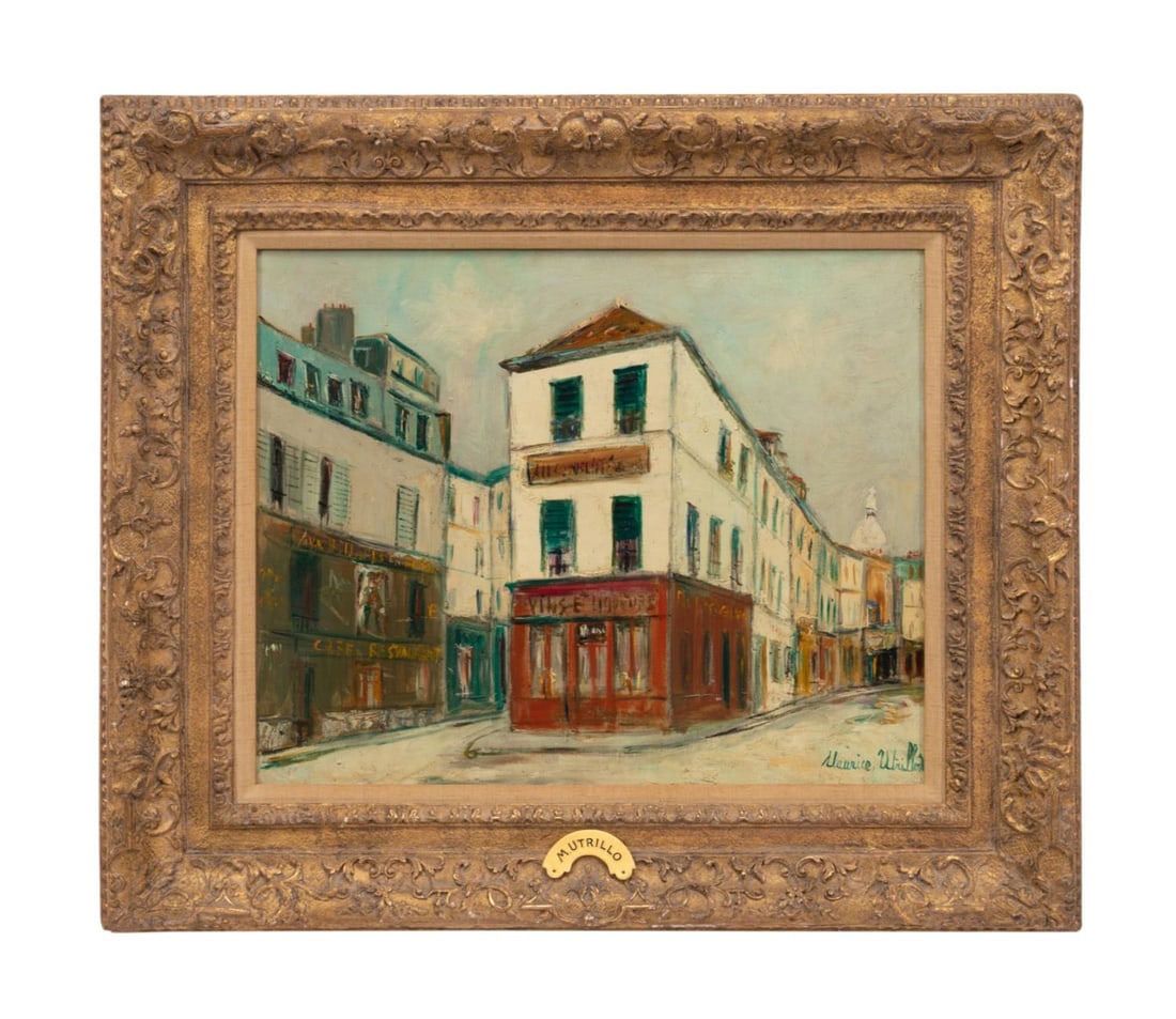 MAURICE UTRILLO MONTMARTRE CITYSCAPE, O/C (1 of 7)