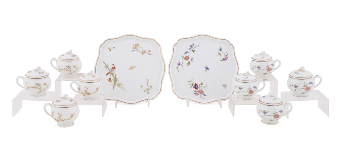 10PC RICHARD GINORI "ORIENTE" PORCELAIN SET (1 of 15)