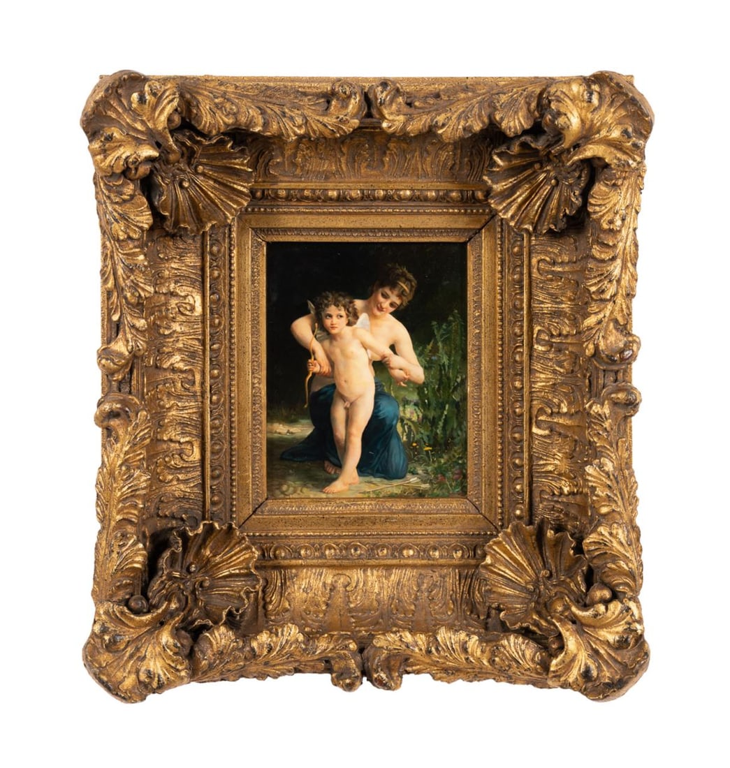 20TH C, FRENCH SCHOOL, MOTHER AND CHILD OIL (1 of 5)