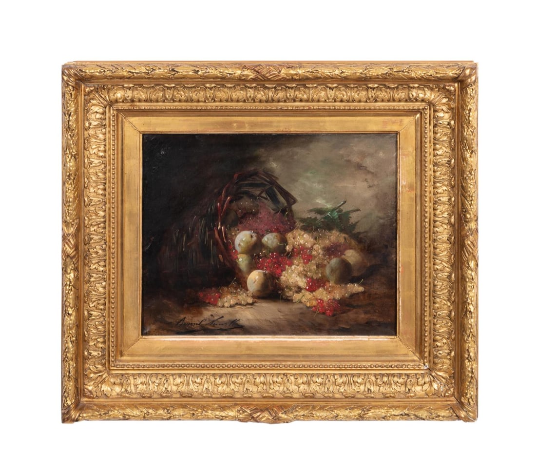 BRUNEL DE NEUVILLE CORNUCOPIA STILL LIFE O/C (1 of 7)