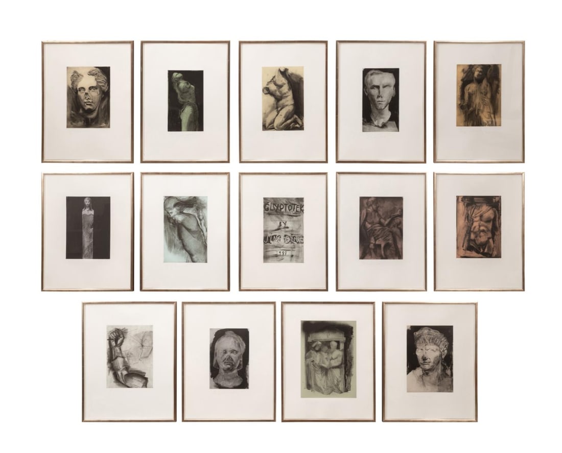 14 JIM DINE 'GLYPTOTEK' SERIES ETCHING 38/60 (1 of 20)
