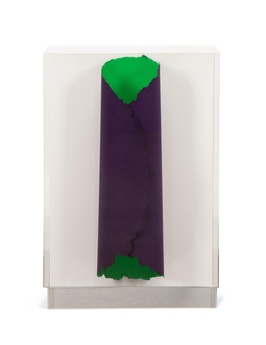 DAN FLAVIN, 'GUGGENHEIM TONDO' SERIES MEZZOTINT (1 of 4)