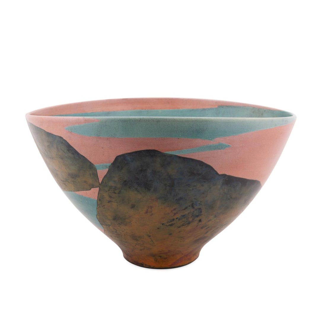 WAYNE HIGBY LANDSCAPE SERIES STUDIO POTTERY BOWL (1 of 8)