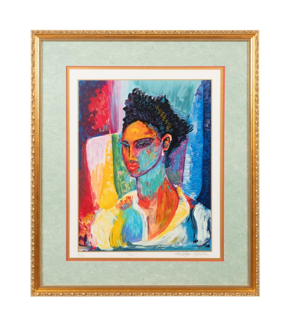 WILLIAM TOLLIVER 'ADORA' LIMITED EDITION LITHO (1 of 7)