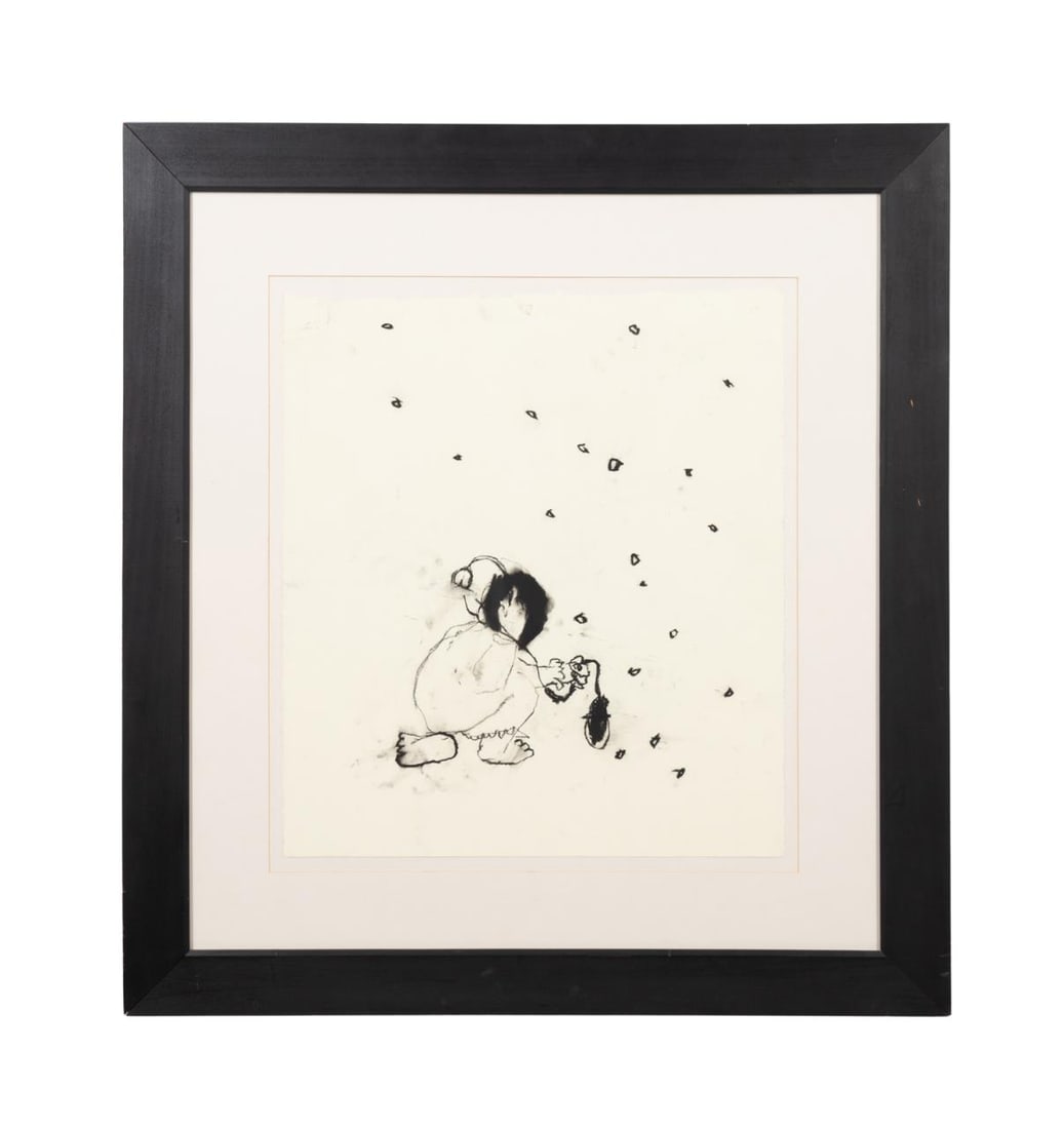 TODD MURPHY, FIGURAL SKETCH, MIXED MEDIA/CHARCOAL (1 of 4)