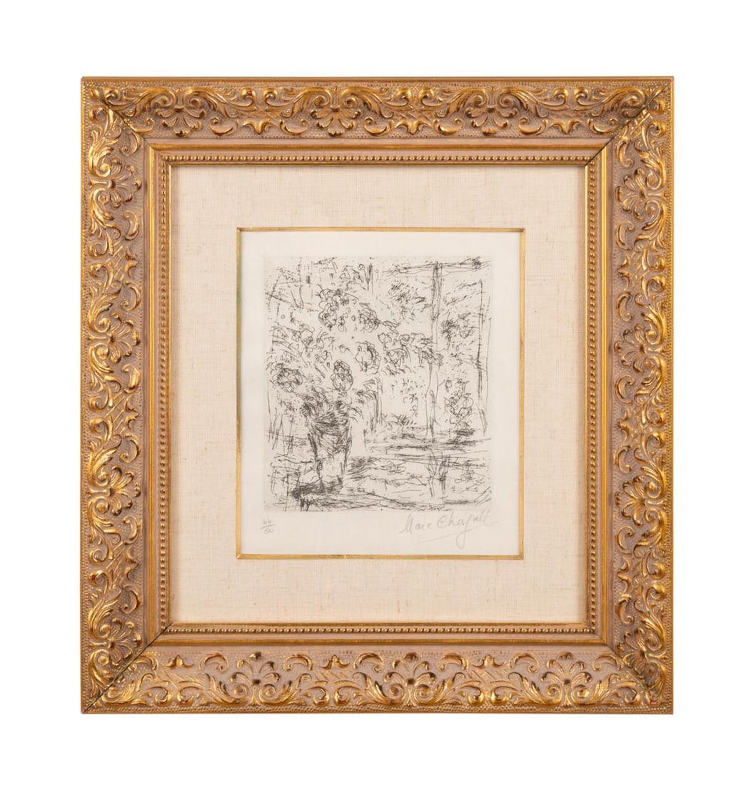 CHAGALL ETCHING 'LA FENETRE...A ST. PAUL', 44/50 (1 of 7)