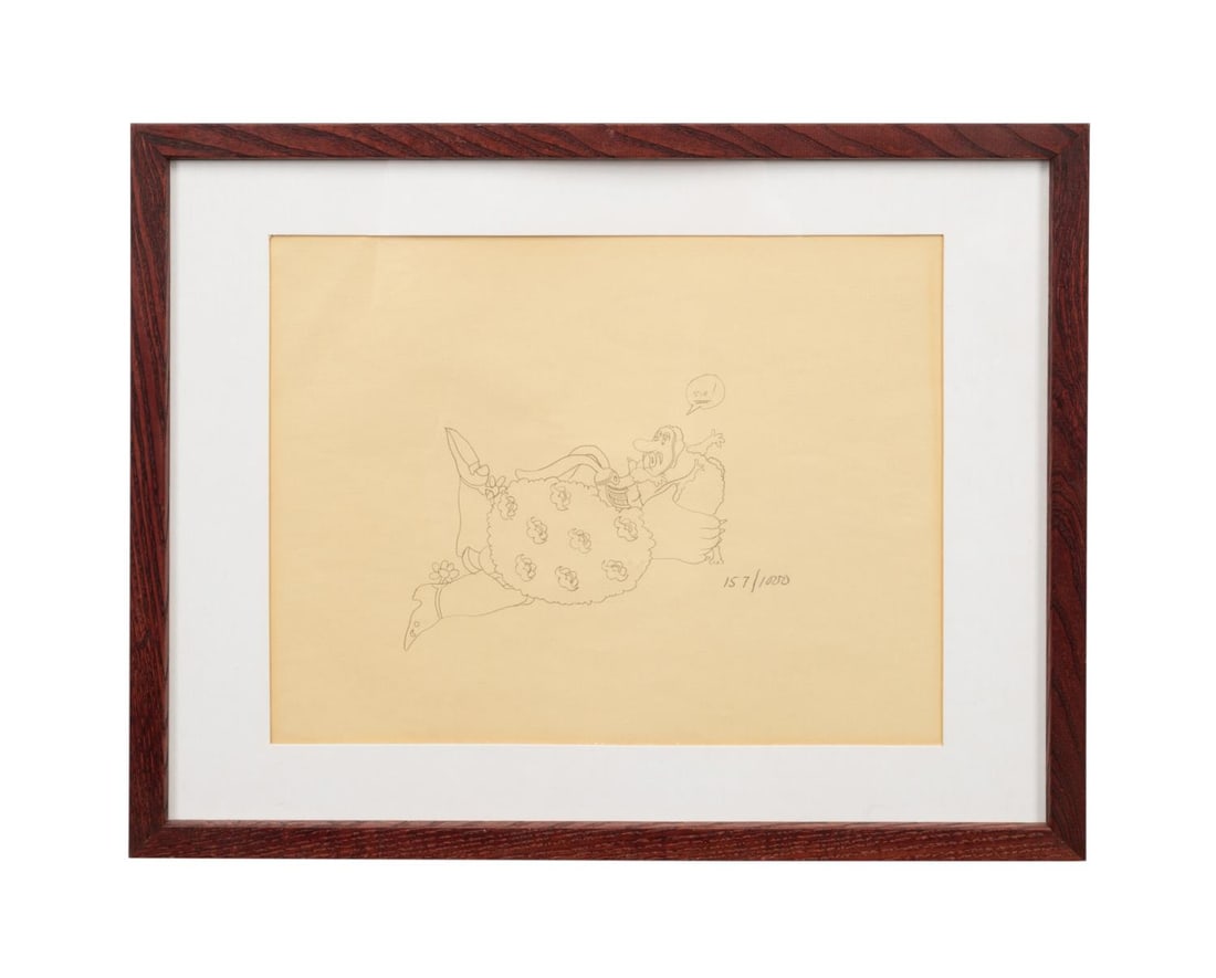 BEATLES 'CHIEF BLUE' YELLOW SUBMARINE LITHOGRAPH (1 of 5)