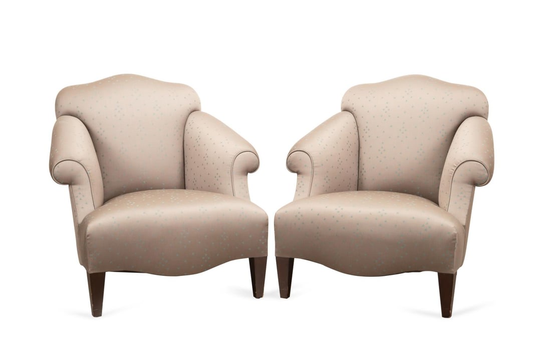 PAIR OF DONGHIA JOHN HUTTON 'LUCIANO' CHAIRS (1 of 6)