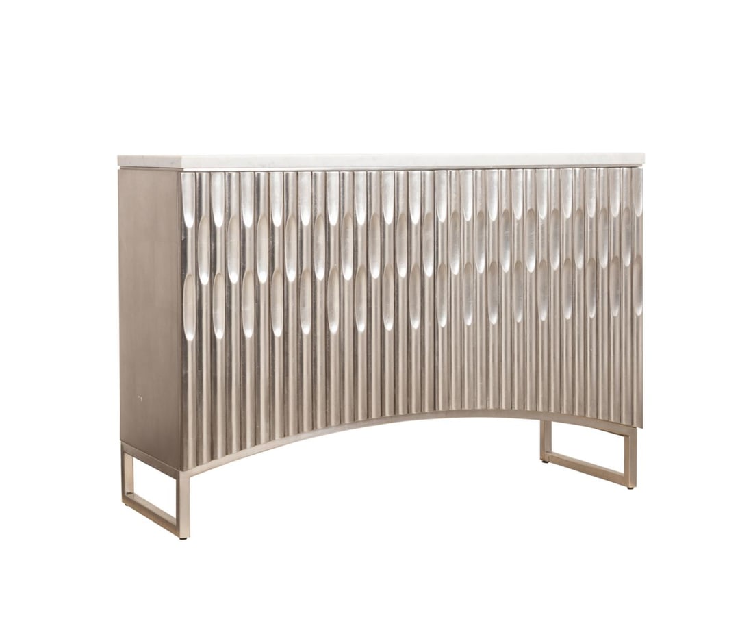 JOHN-RICHARD 'BOURDON' MARBLE TOP 2-DOOR CHEST (1 of 8)