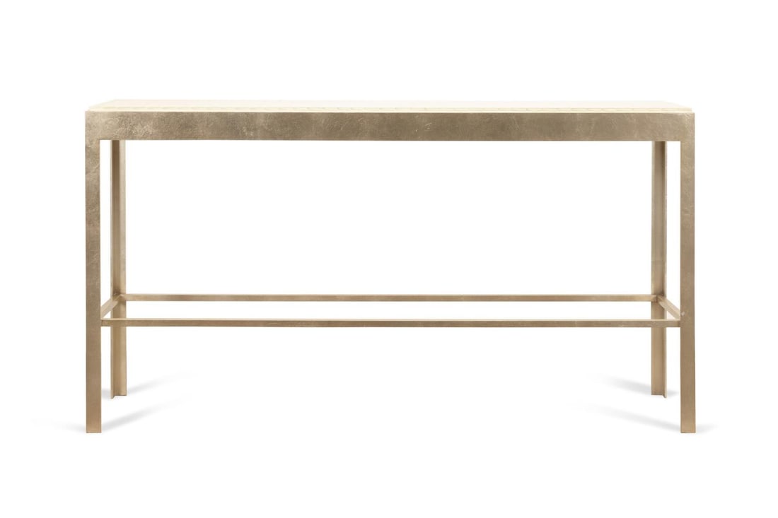 BAKER MODERN CHAMPAGNE GILT CONSOLE TABLE (1 of 6)