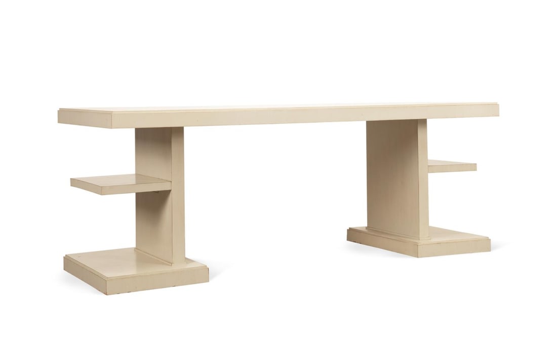 SUZANNE KASLER FOR HICKORY 'DALTON' LIBRARY TABLE (1 of 7)