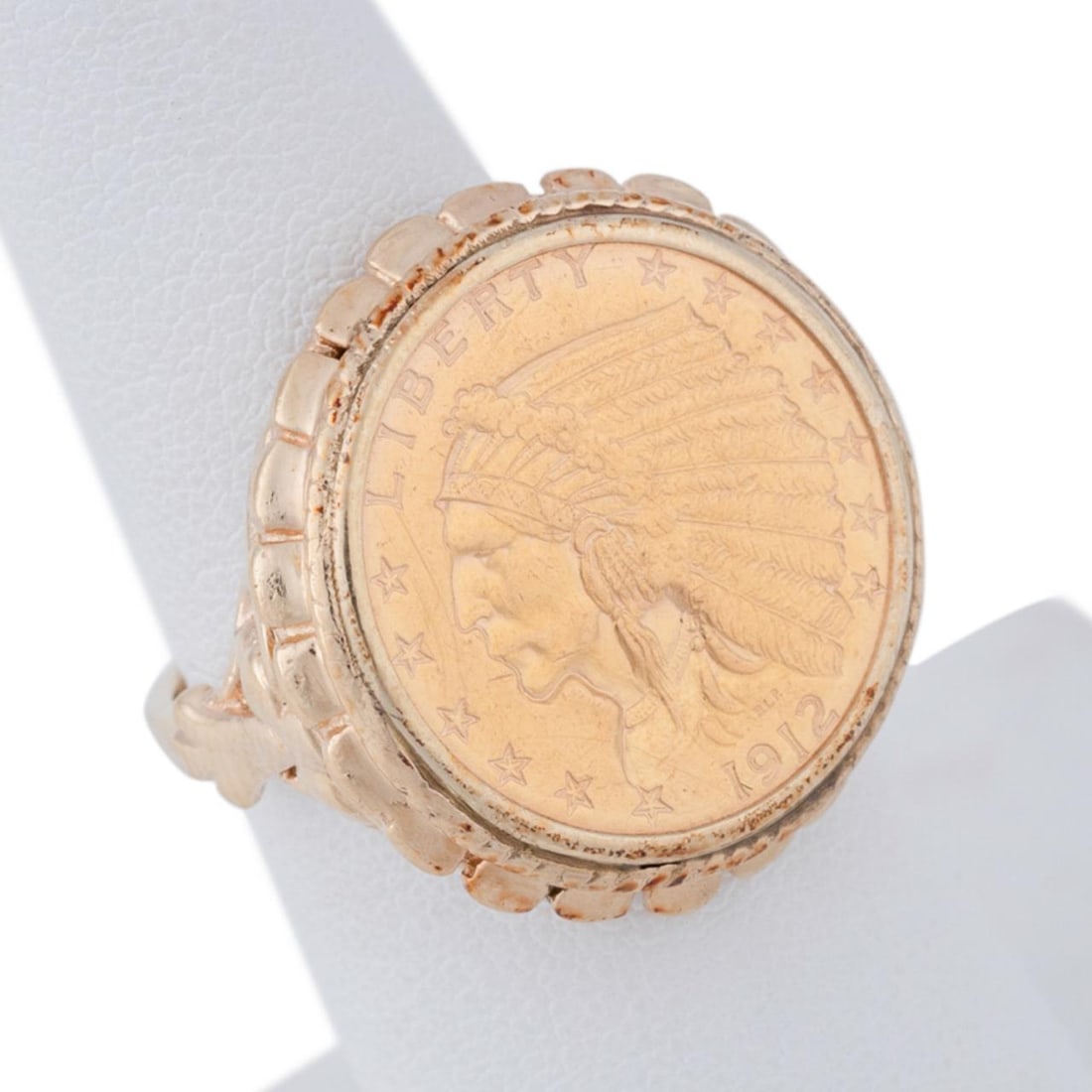 INDIAN HEAD GOLD COIN AND 14K RING (1 of 6)