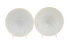 PAIR, CHINESE CELADON LOW BOWLS W/ BOX