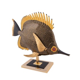 ITALIAN ARTISTICHE FABRIS PORCELAIN TROPICAL FISH