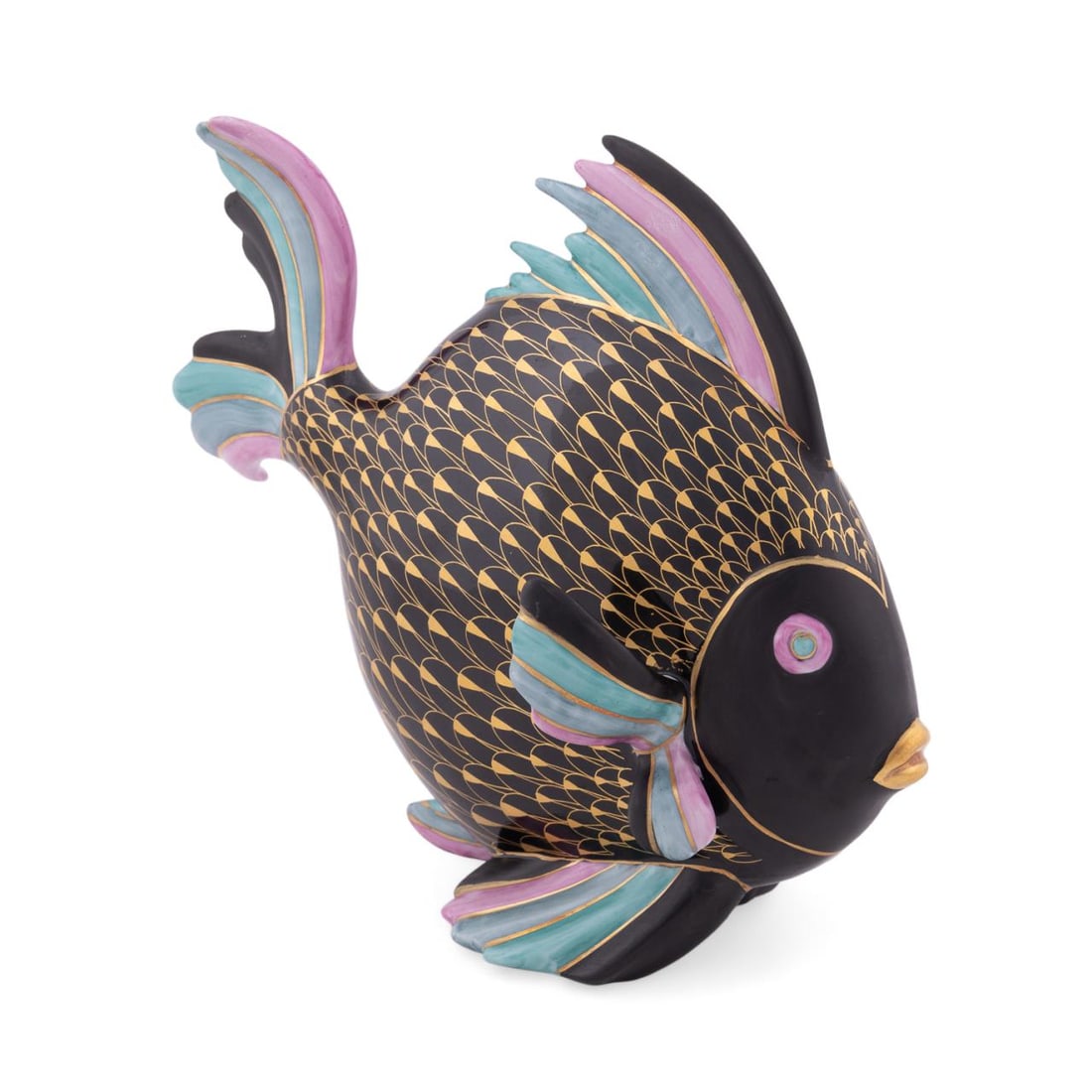 ITALIAN ARTISTICHE FABRIS PORCELAIN ANGEL FISH (1 of 8)