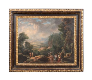 MANNER OF PLACIDO COSTANZI, 18TH C. OIL/CANVAS