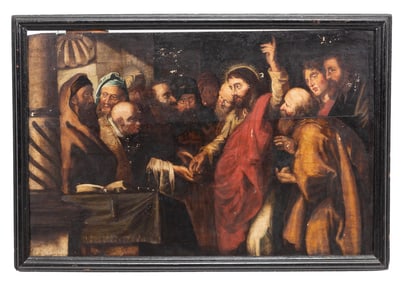 18TH C. AFTER RUBENS, 'THE TRIBUTE MONEY'