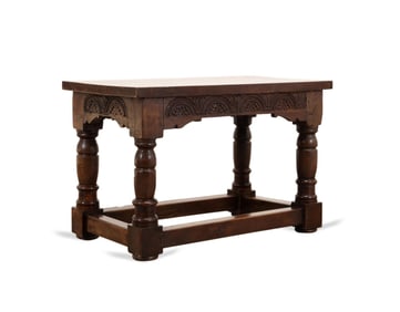 18TH C. SPANISH BAROQUE WORK TABLE