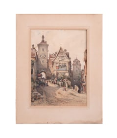 HERMANN WUNDERLICH EUROPEAN SCENE 1894