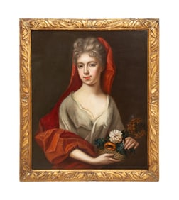 PORTRAIT OF A LADY, STUDIO OF SIMON VERELST