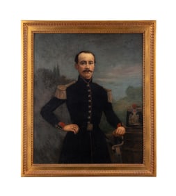 HUBERT E. BELLYNCK, PORTRAIT OF A CAPTAIN, O/C