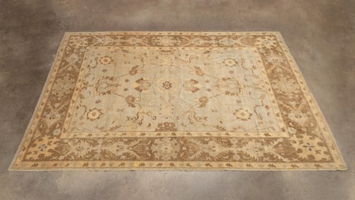 TURKISH HANDWOVEN OUSHAK RUG