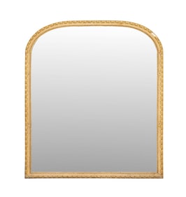 LOUIS PHILIPPE STYLE LARGE GILTWOOD MIRROR