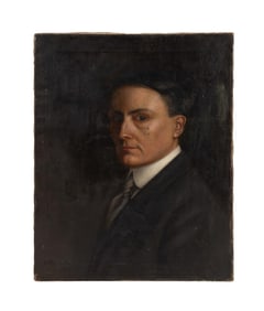ZENO ALEXANDER, PORTRAIT OF A GENTLEMAN, O/C