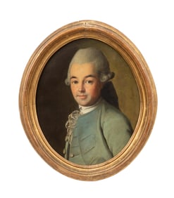 FRENCH SCHOOL, PORTRAIT OF A YOUNG MAN, O/C