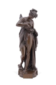 ALBERT-ERNEST CARRIER-BELLEUSE, 'PSYCHE', BRONZE