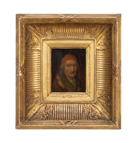 19TH C. CONTINENTAL SCHOOL PORTRAIT OF A MAN, O/B