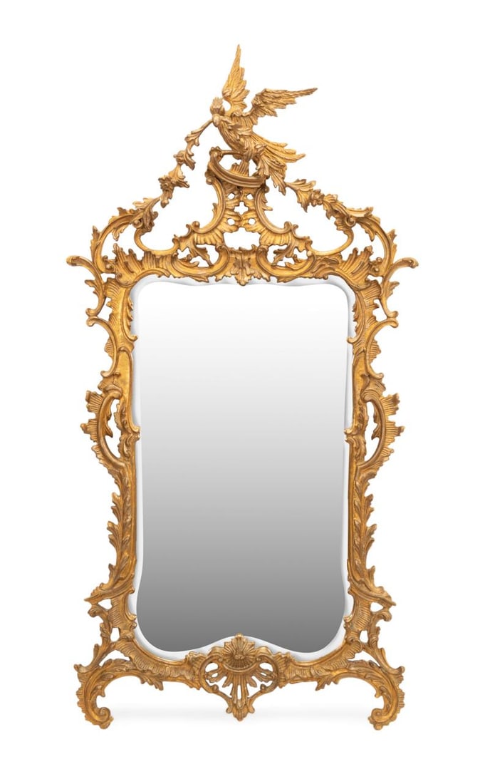 CARVER'S GUILD CHINESE CHIPPENDALE STYLE MIRROR (1 of 3)