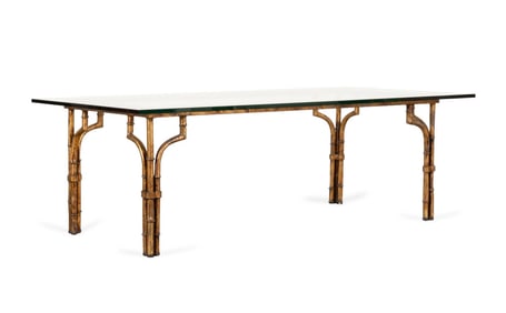 HOLLYWOOD REGENCY CHINOISERIE COCKTAIL TABLE