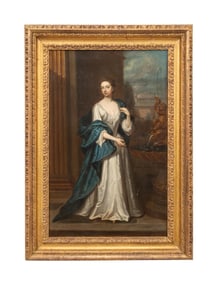 18TH C PORTRAIT OF LADY, CIRCLE OF GODFREY KNELLER