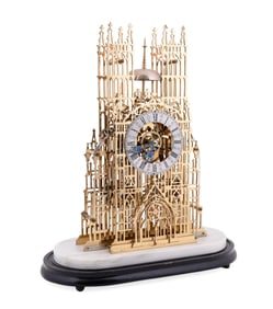 EVANS OF HANDSWORTH WESTMINSTER SKELETON CLOCK