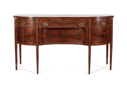 AMERICAN FEDERAL MAHOGANY SIDEBOARD, C. 1790-1810