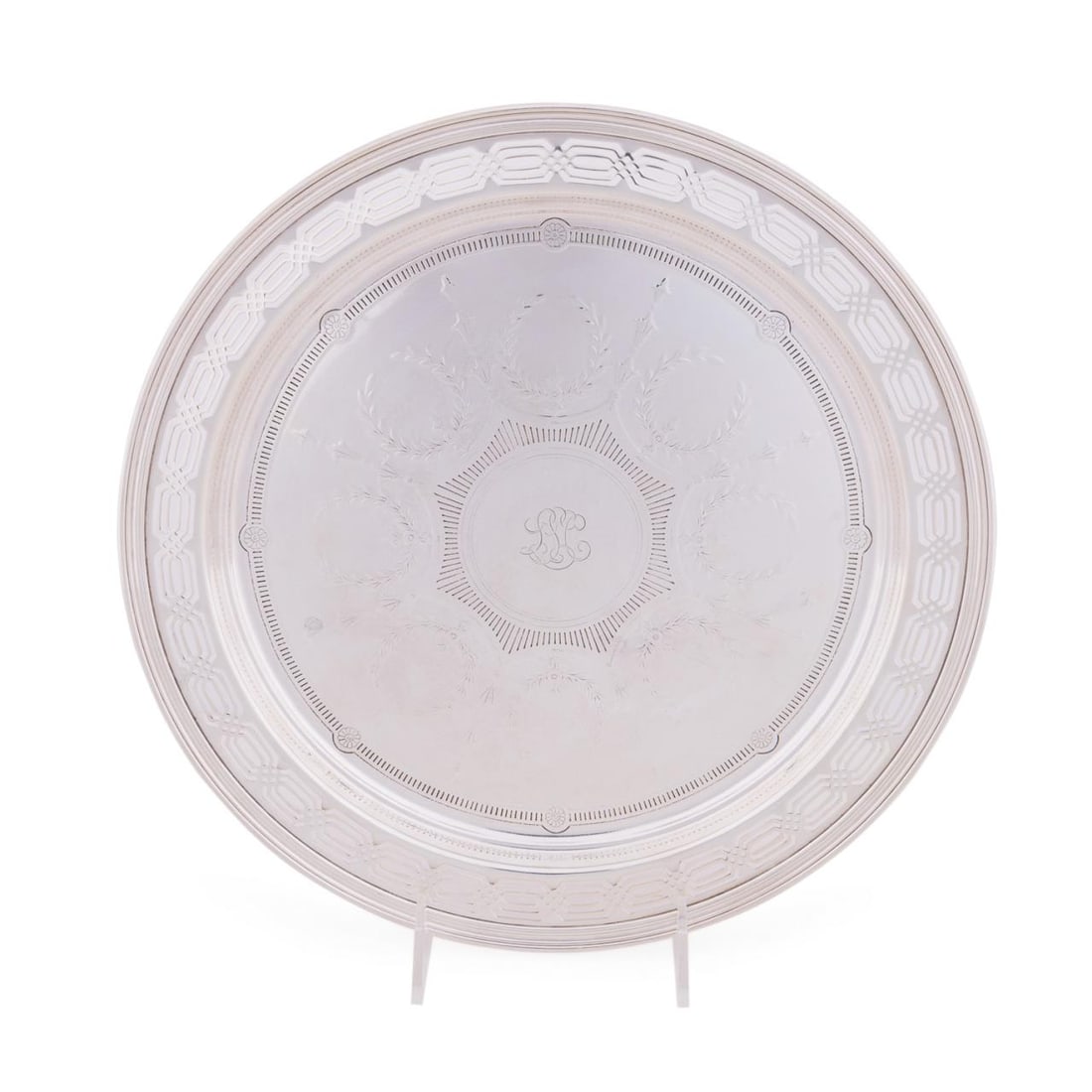 TIFFANY & CO. STERLING SILVER SALVER, 1907-1947 (1 of 4)