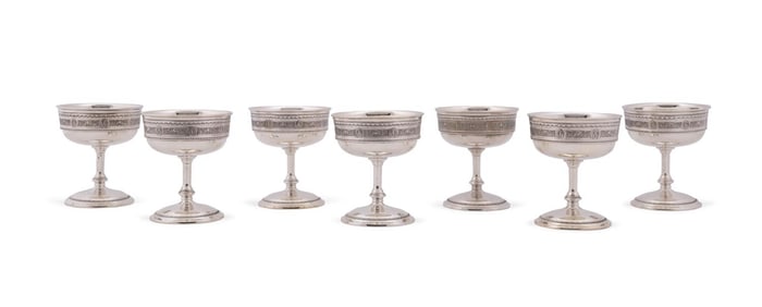 SEVEN INTERNATIONAL 'WEDGWOOD' STERLING COUPES