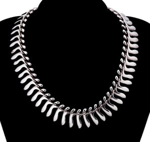 BENT GABRIELSEN ARTICULATED STERLING CHOKER, #115