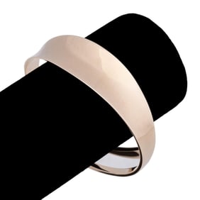 BENT GABRIELSEN MODERN 14K YELLOW GOLD BANGLE
