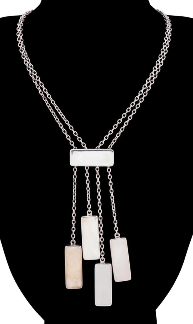 ASTRID FOG FOR JENSEN 'CHIME' 120A NECKLACE (1 of 7)