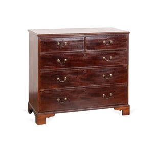GEORGE III STYLE MAHOGANY CHEST OF DRAWERS
