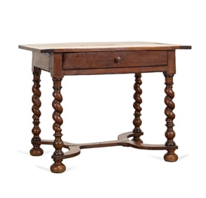 18TH / 19TH C. ITALIAN BARLEY TWIST SIDE TABLE