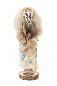 KEVIN & SHAWN GADOMSKI BADGER TOTEM SCULPTURE