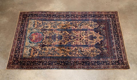 EAST PERSIAN MIHRAB DESIGN PRAYER RUG