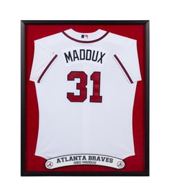 GREG MADDUX AUTOGRAPHED ATLANTA BRAVES JERSEY