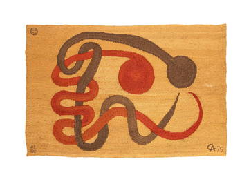 'LAMBRIZI' MAGUEY FIBER TAPESTRY, AFTER CALDER